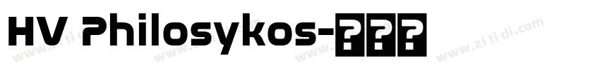 HV Philosykos字体转换